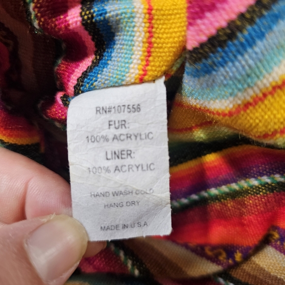 spirithoods lion faux fur collectable scarf hood rare los angeles made unisex - Picture 8 of 8